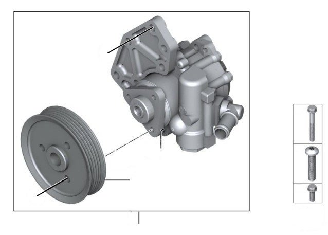 Power steering pump phantom - Phantom