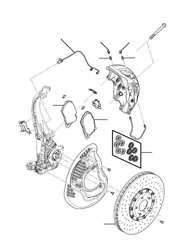 Front brake bentayga ceramic - Ceramic