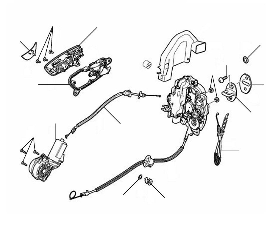 Door latch handle 2014-2019 flying spur front - 2014 till 2019