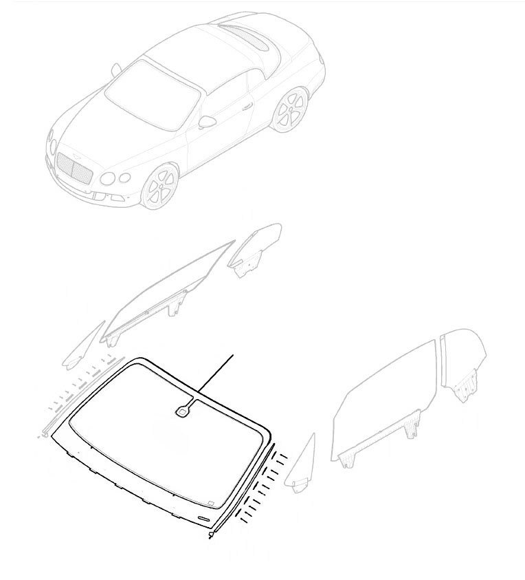 Front window Gtc 2011-2018 - 2011 till 2018