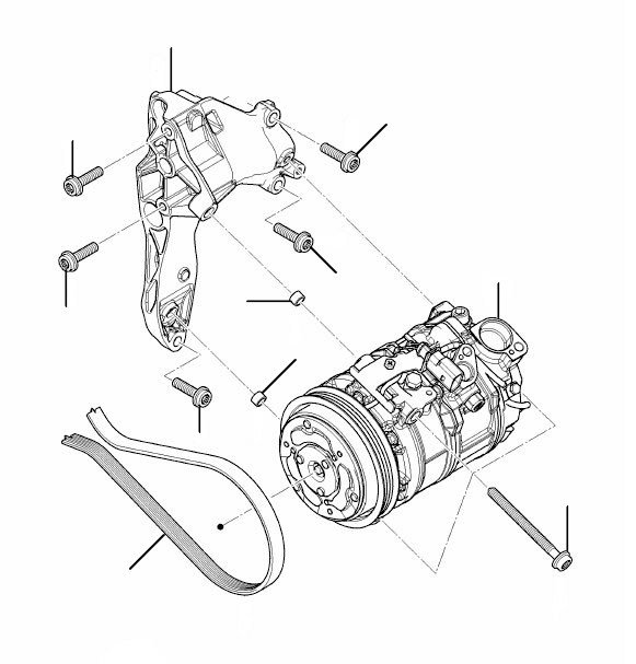 Airco compressor bentayga V8 Petrol - V8 Petrol