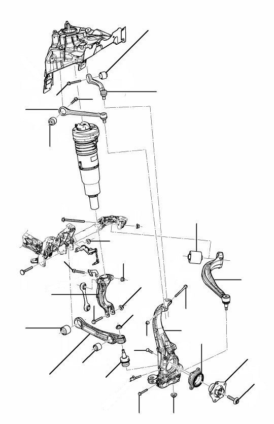 Upper lower arms bentayga - Till VIN 14046