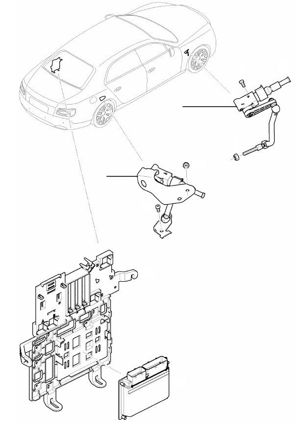 level sensor flying spur 2014-201 - 2014 till 2019