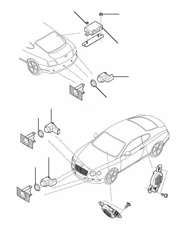 pdc sensor gt 2012-2015 - 2012 till 2015