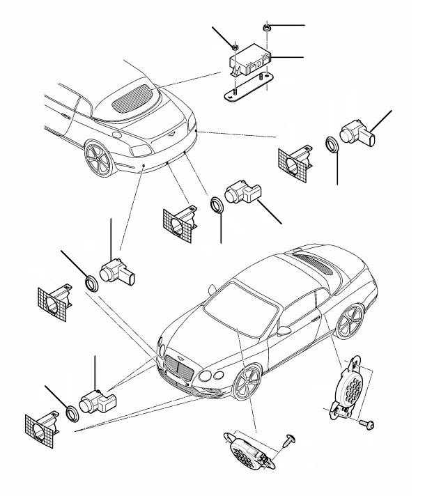 Pdc sensor gtc 2016-2018 - 2016 till 2018