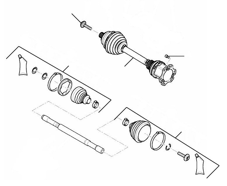 Driveshaft 2012-2017 - 2012 till 2018