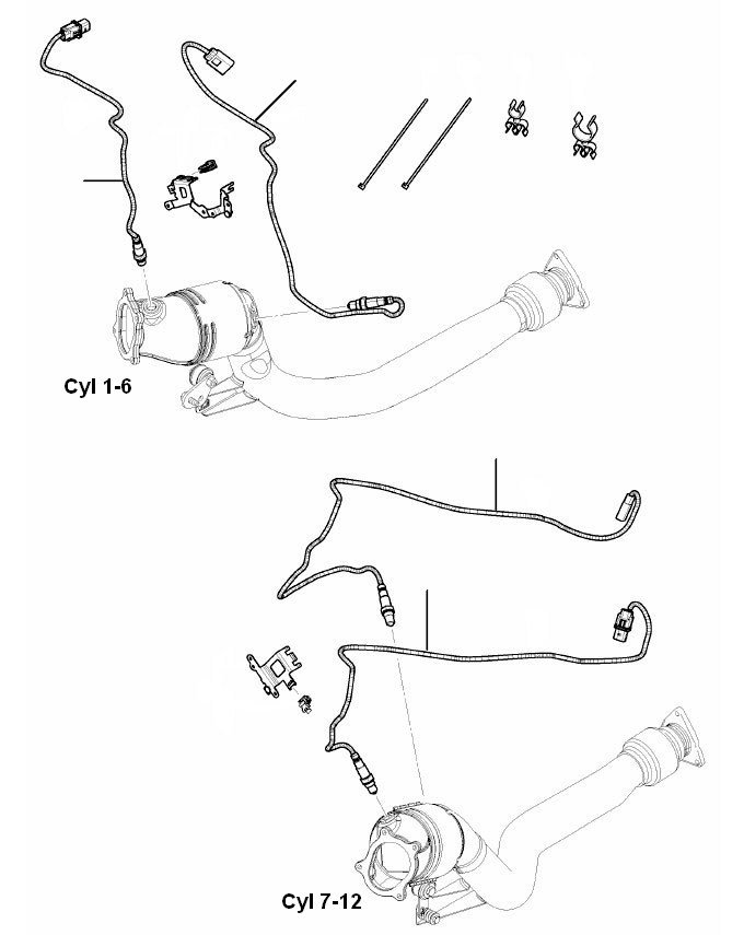 Oxygen sensor flying spur w12 2014-2019 - 2014-2019