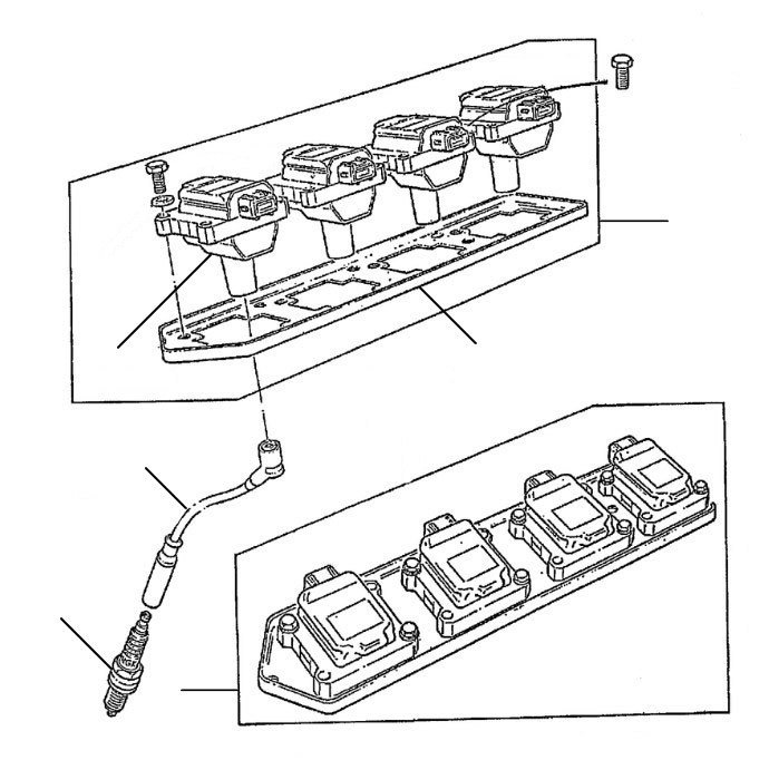 ignition coil continental & corniche other than 50001 onwards - VIN 50001 onwards