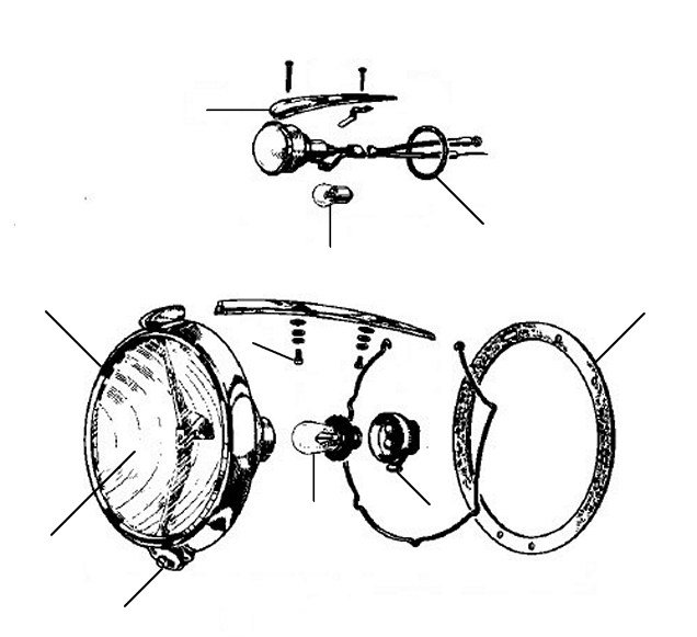 front lamp mkvi - Front