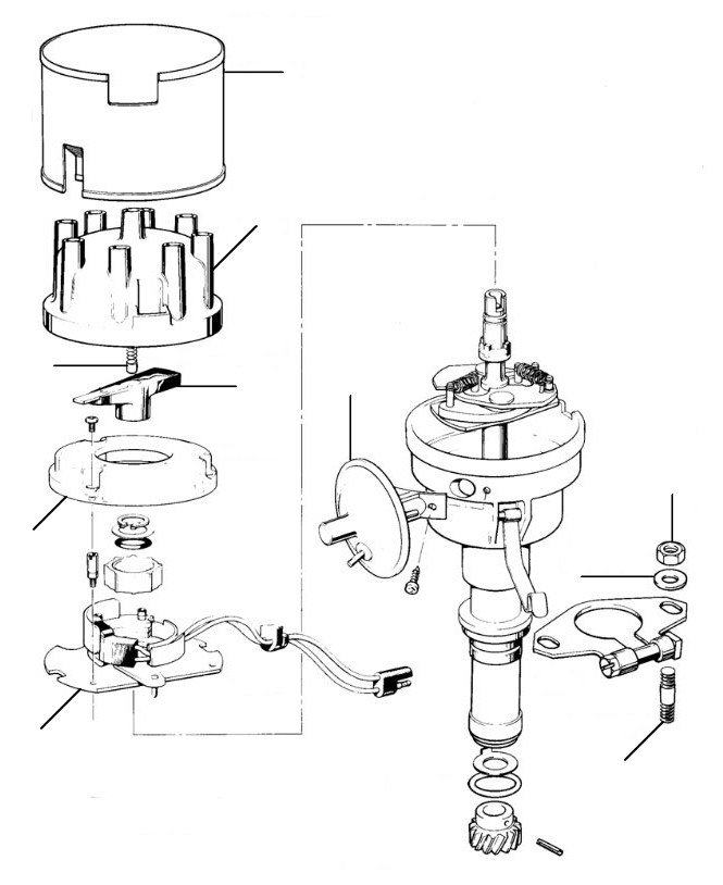 distributor all turbo 12932-16570 - VIN 12932-16570