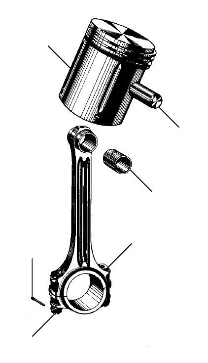 piston en liners mkvi 4.25 l - Piston & Liners