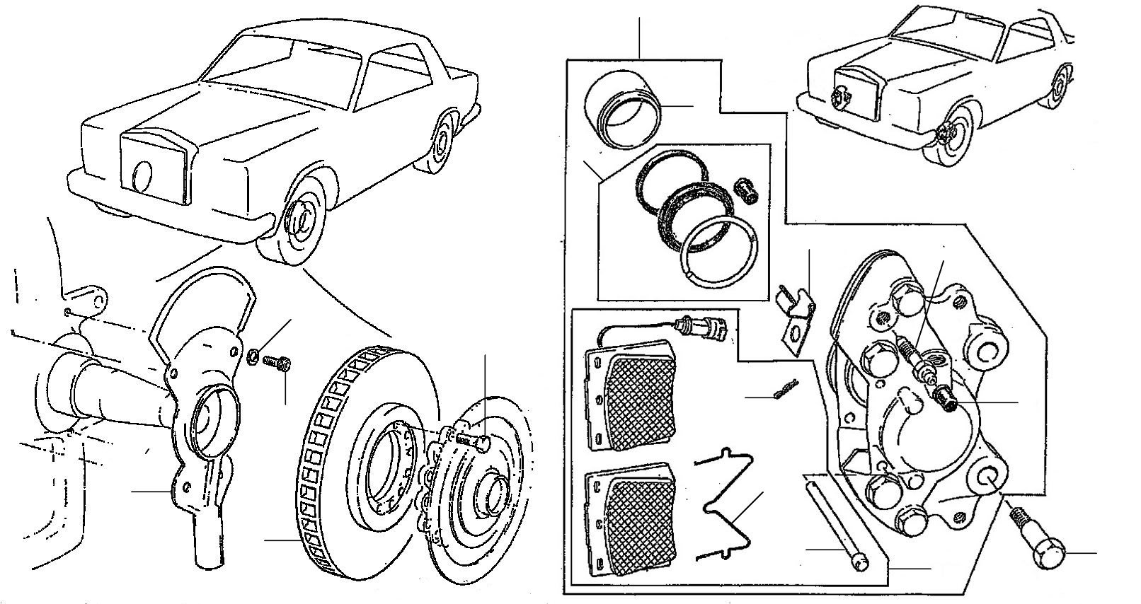 front brakes azure 1995-2003 - 1995 till 2003