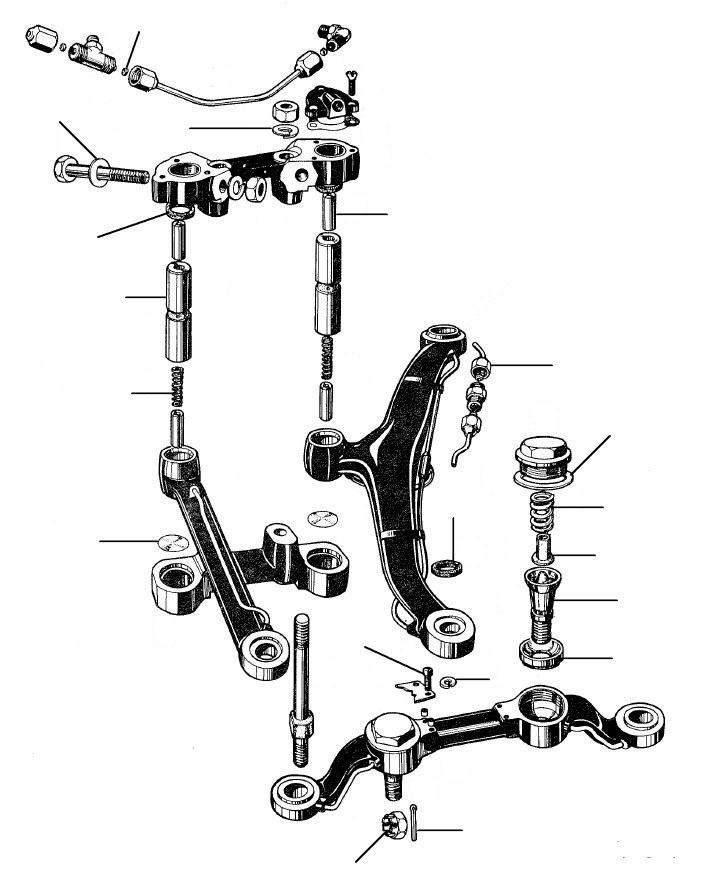 Centre lever MKVI - Centre Steering Lever