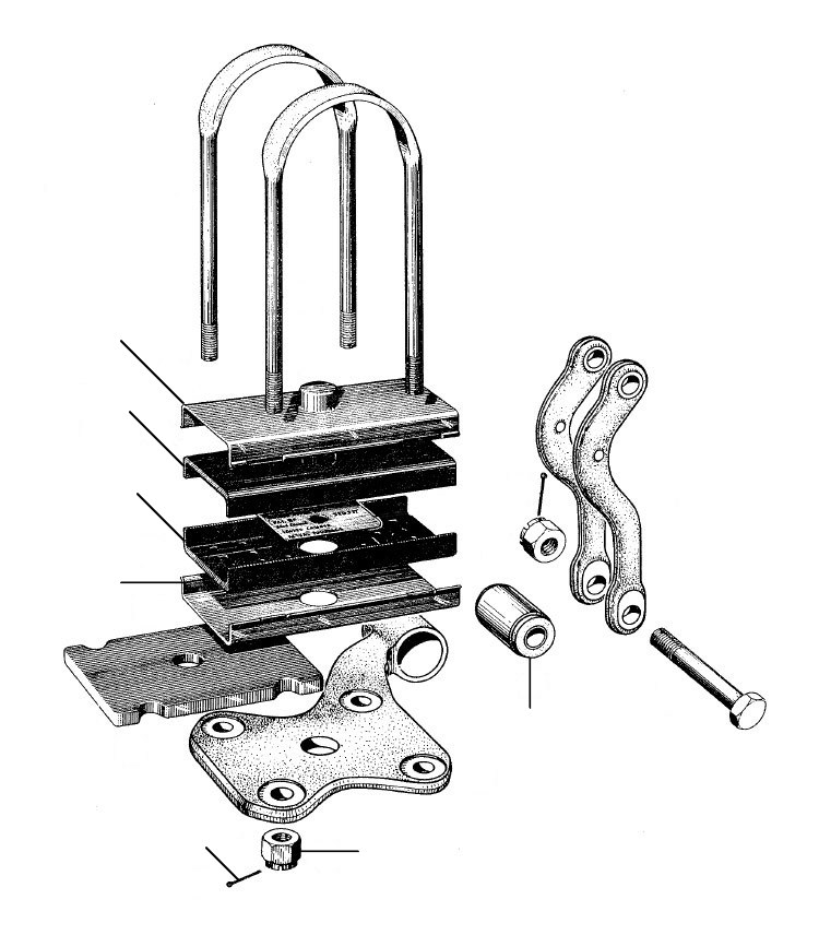 rear clamp r type - Bentley R-type & Rolls-Royce Silver Dawn E Series On