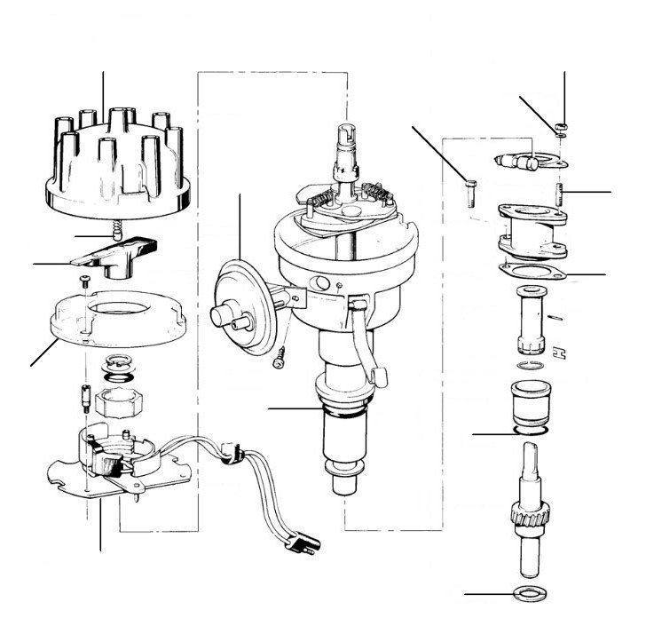 distributor non turbo 06339-12001 usa japan - VIN 06339-12001
