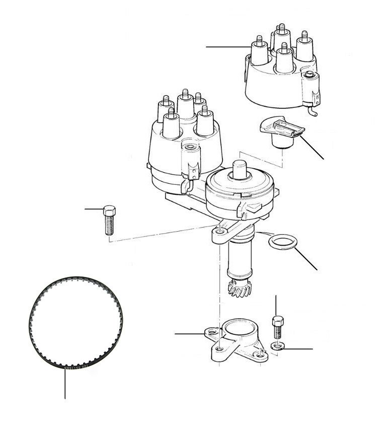 ignition distributor mkvi 20001-23935 - VIN 20001-23935