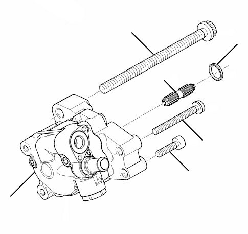 Power steering pump V8 gt - V8