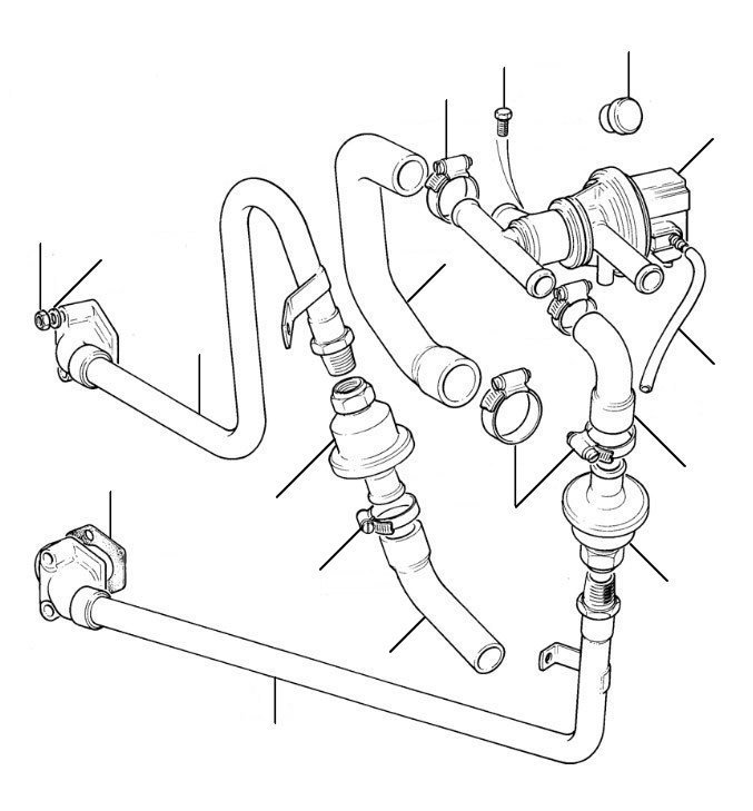 Air injection Corniche 20011-29290 - VIN 20011-29290