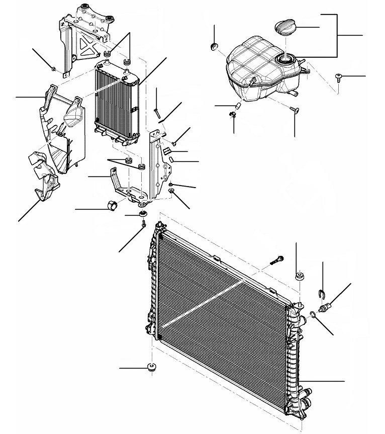 radiator gt v8 - 2011 till 2014