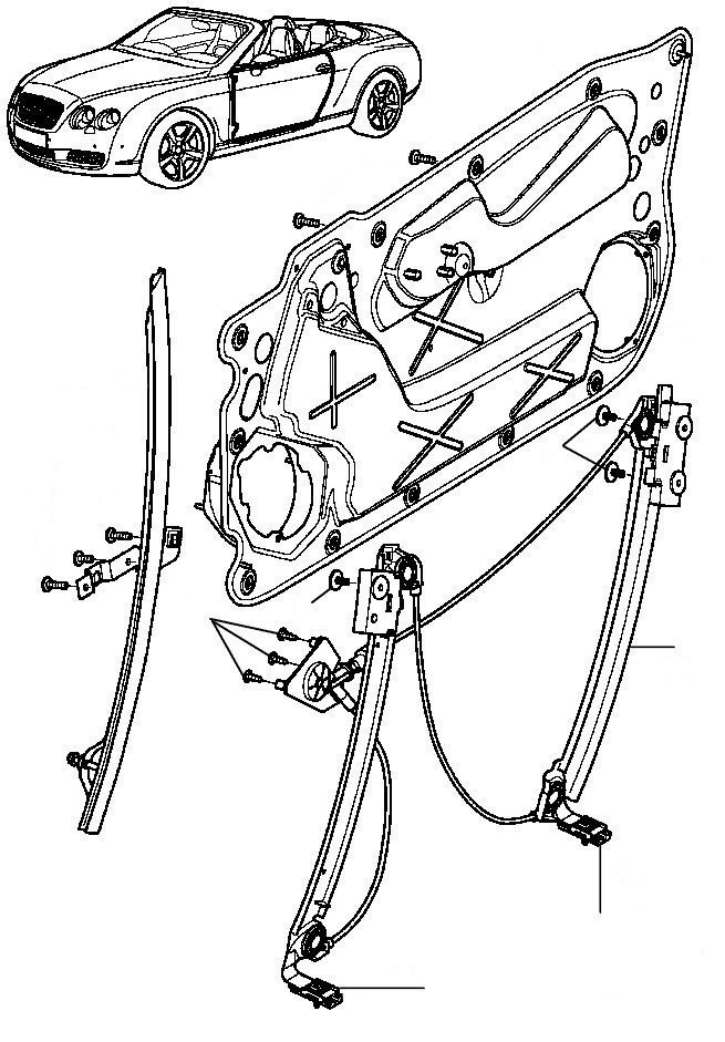 window lifters gtc 2006-2010 - 2006 till 2011