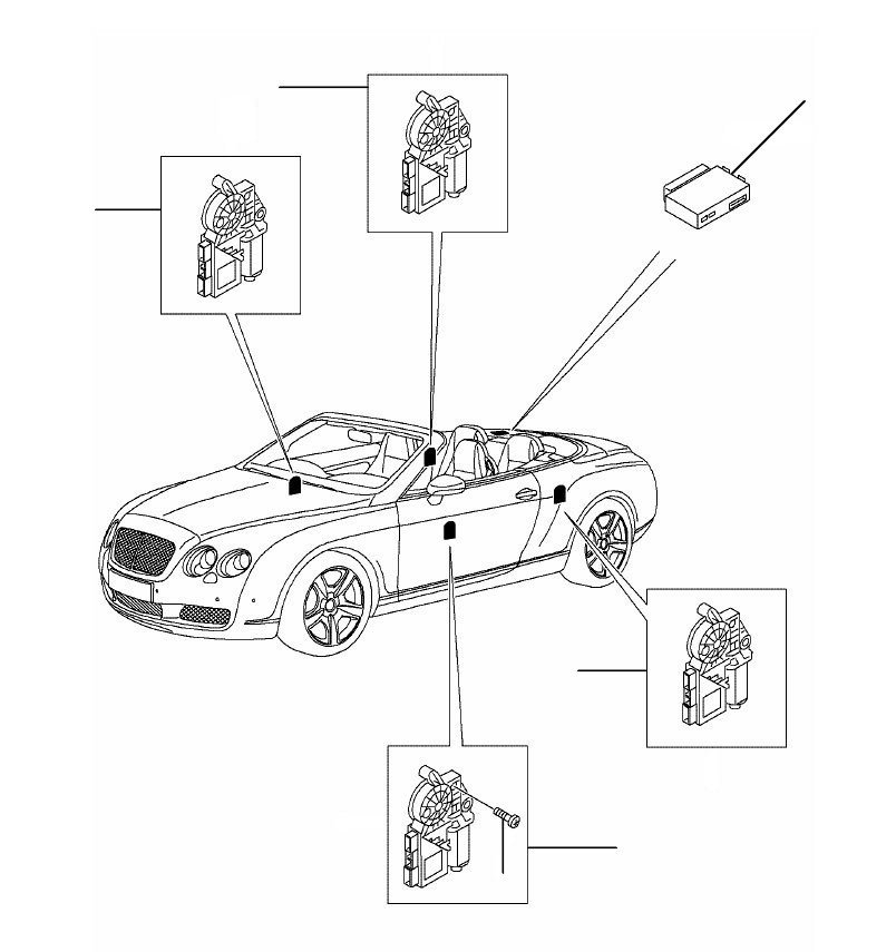 Window motor GTC 2007-2011 - 2007 till 2011