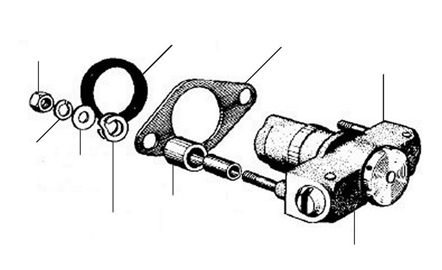 Front wheel cylinder till FU MKVI - Front Wheel Cylinder