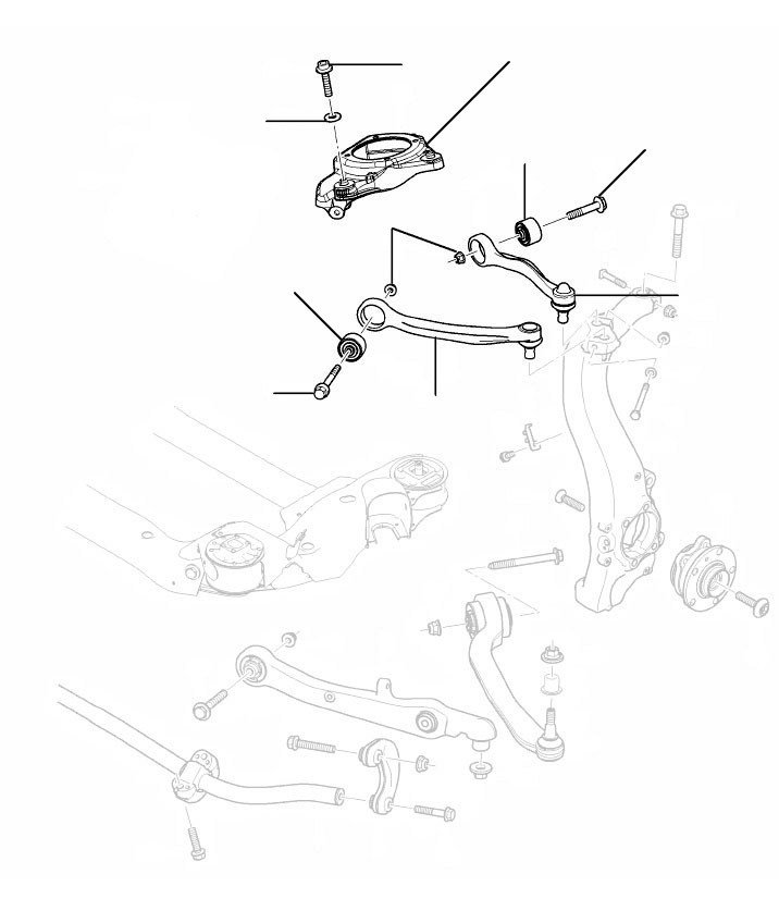 Control arm upper flying spur 2014-2019 - 2014 till 2019