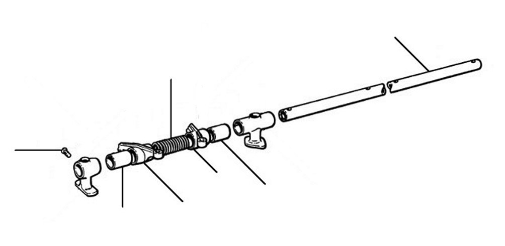 Rocker shaft 1945 4.5L - Rocker Shaft
