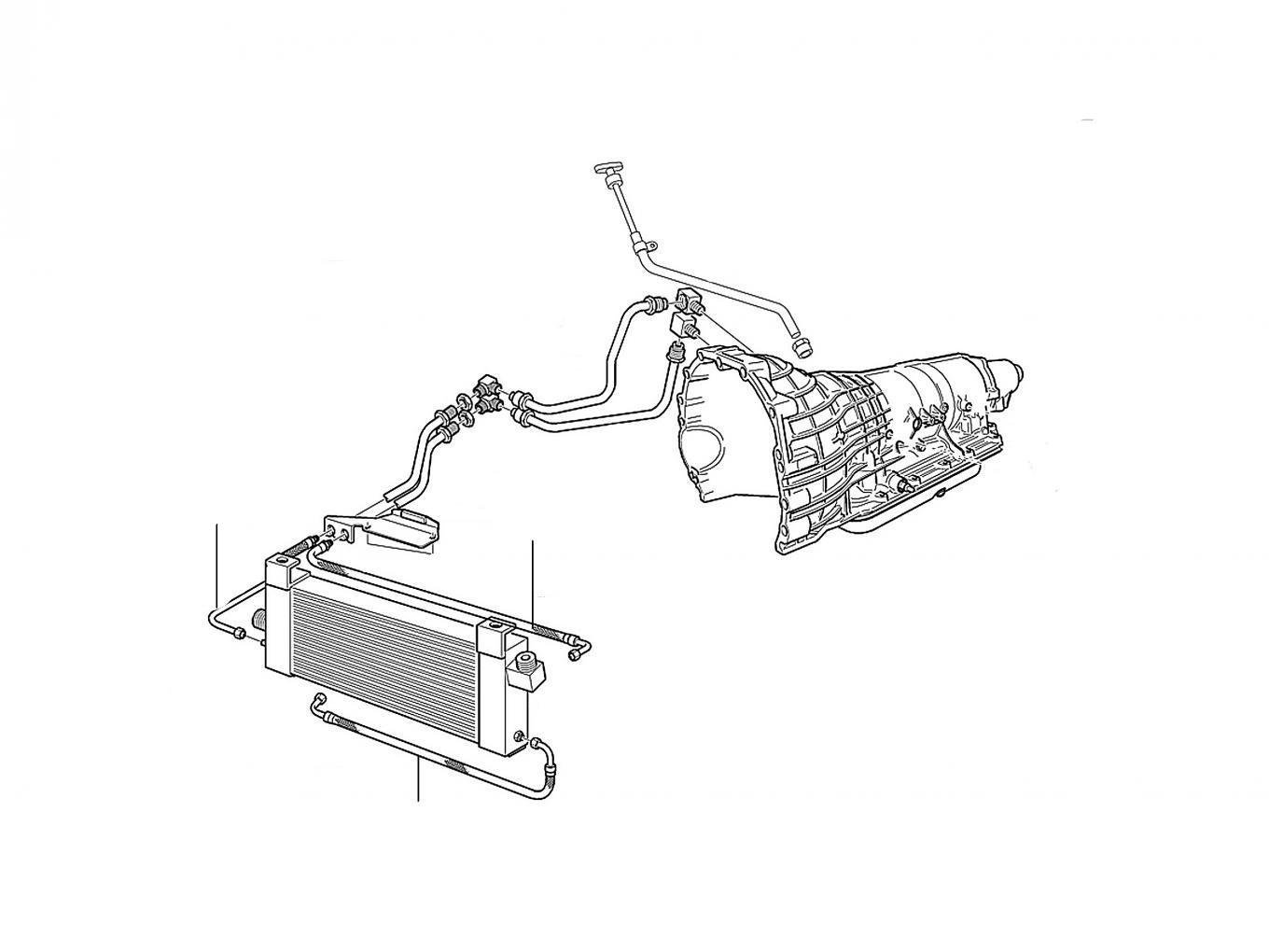 40560 Gearbox Cooler Hoses 57001 onwards - VIN 57001 onwards