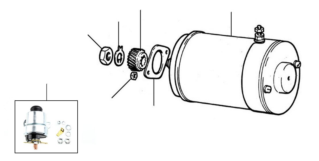 Starter auto - Starter Motor & Switch