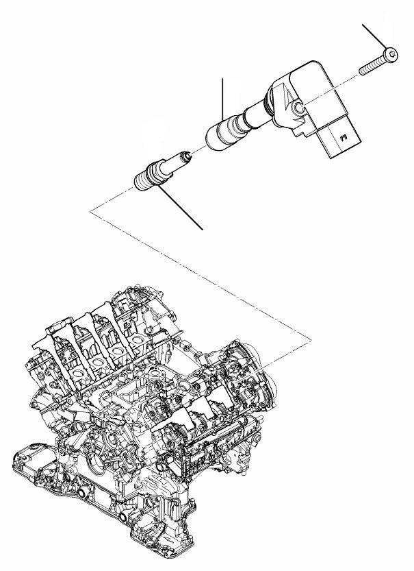 Ignition coil GT 2012-2017 V8 - V8