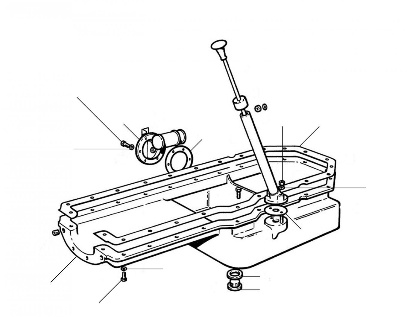 20718 Sump - Engine Gaskets Bottom