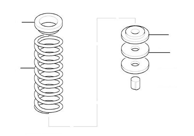 Road spring rear silver seraph VIN 06511 onwards - VIN 06511 onwards