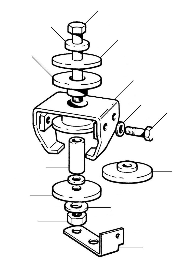 Body mount 2 - Body Mount no 2