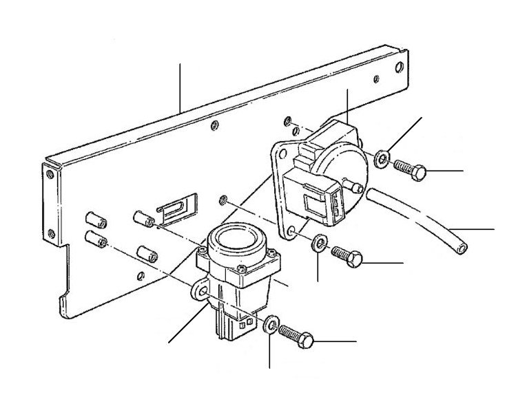 air pressure transducer brooklands 54616 onwards - VIN 54616 onwards