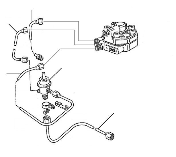 Fuel pressure regulator eight & brooklands 31008-46778 - VIN 30001 till 40533