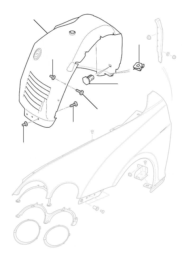 Wheel arch gtc 2007-2011 - 2007 till 2011