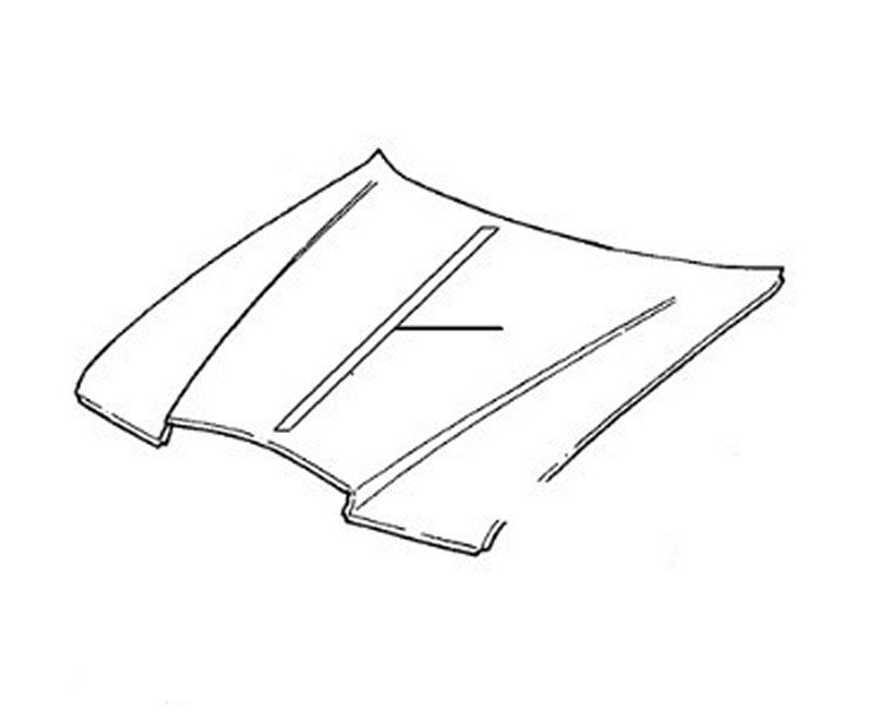 Chrome mouldings en clips corniche en continental 68002 onwards - VIN 68002 onwards