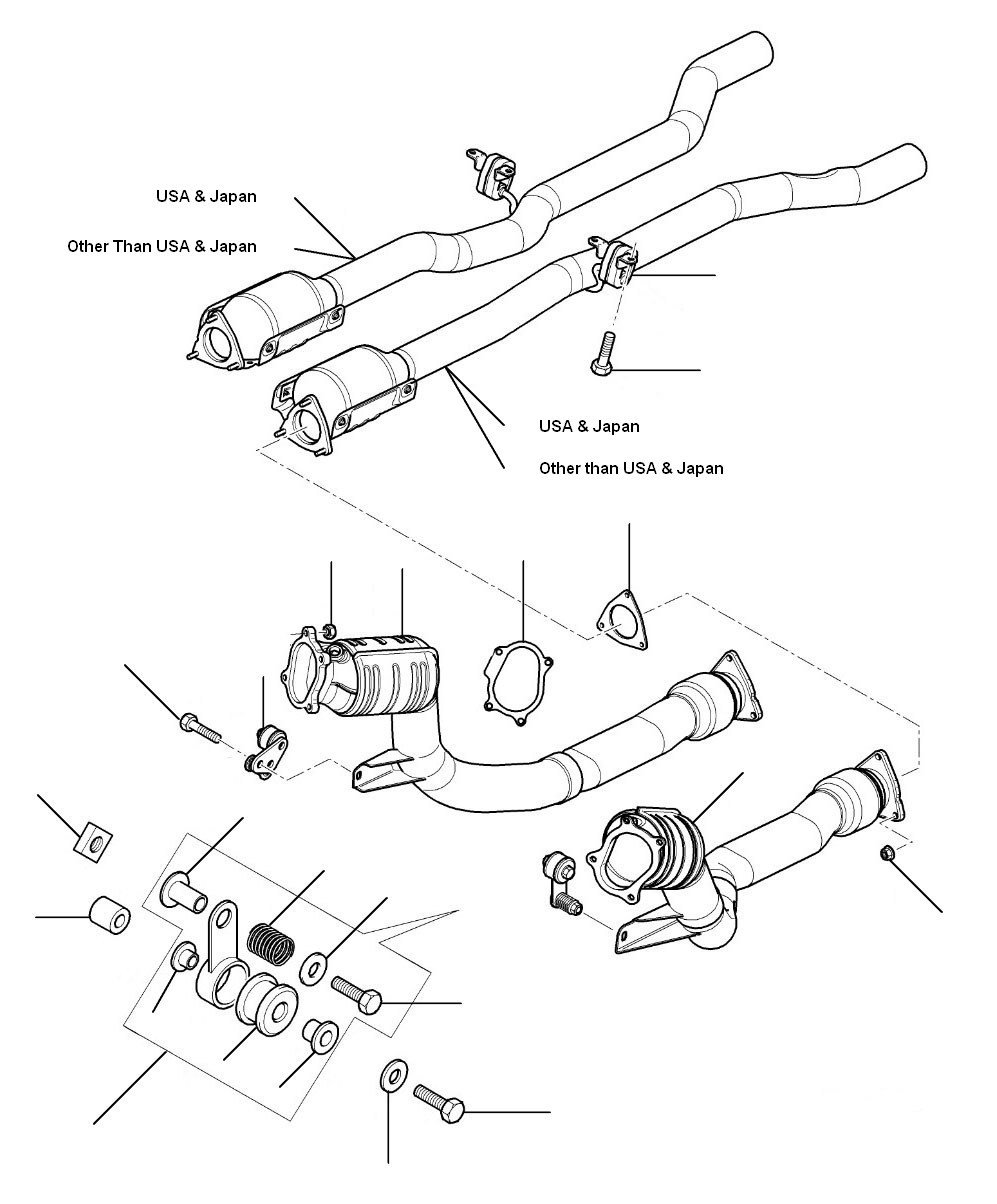 Exhaust GT 2004-2007 VIN 38548 onwards - VIN 38548 onwards