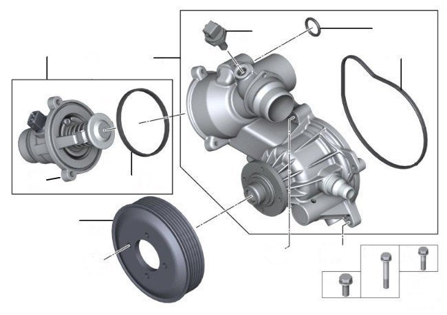 Thermostat phantom - Waterpump & Thermostat