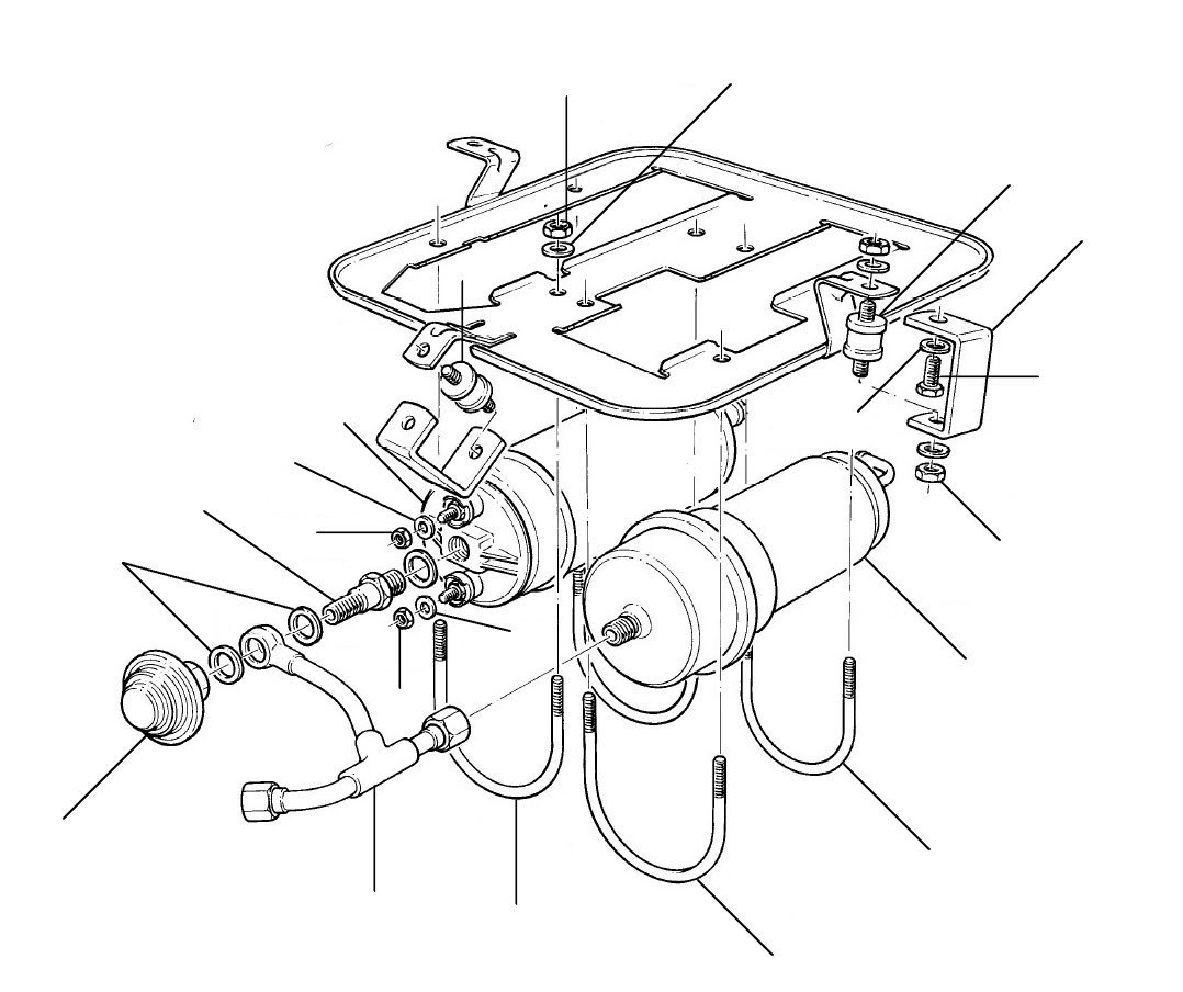 Fuel pump & accumulator - VIN 20001 till 24518