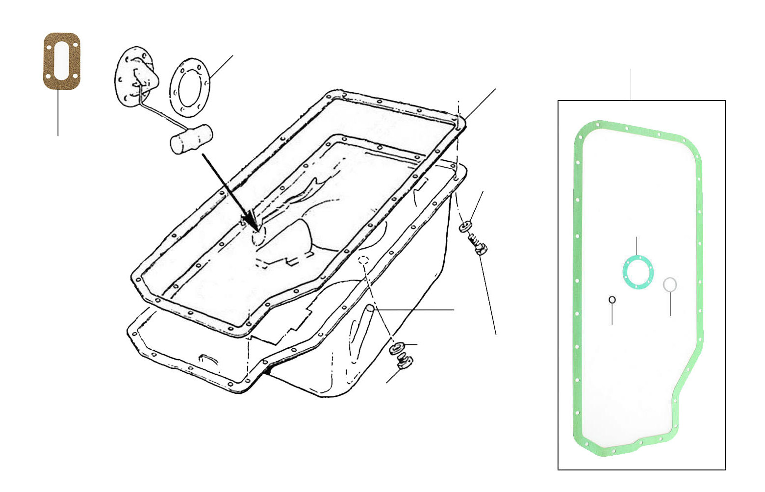 30744 Sump Gaskets - Sump Gaskets