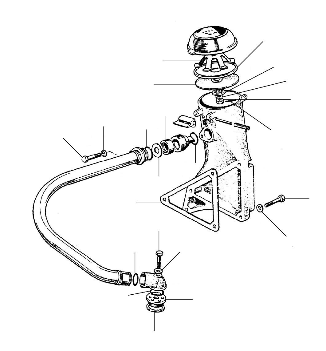 Breather pipe standaard 09001-26700 - VIN 09001 till 26700