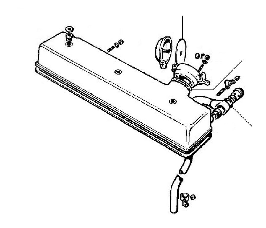 Breather pipe 1955-1965 s/cloud I - Breather Pipe
