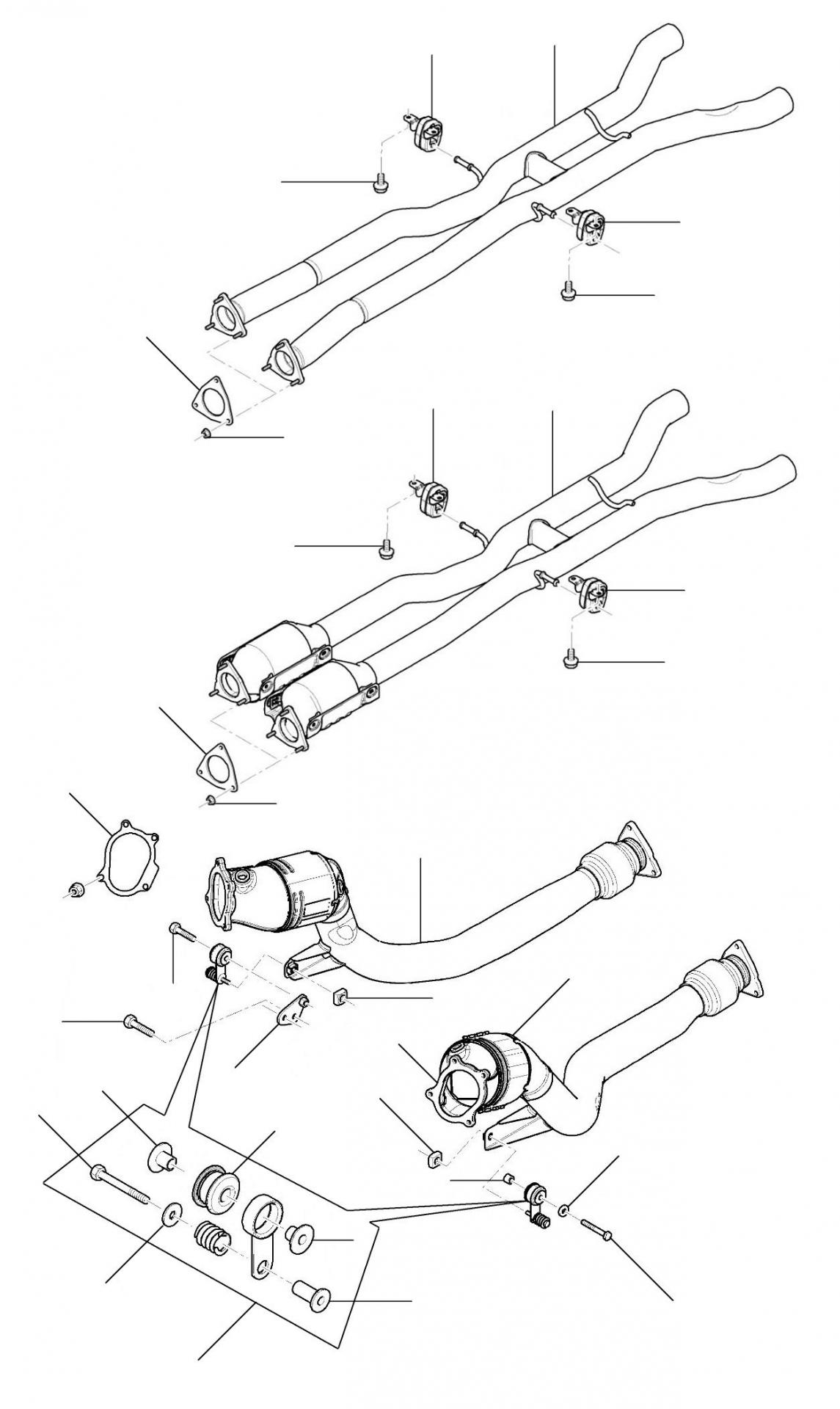 Exhaust GTC W12 6 traps 2012-2018 - 2012 till 2018