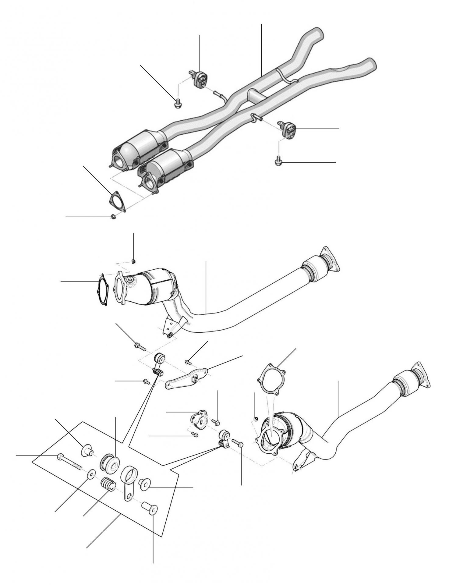 Exhaust GTC W12 8 traps automaat 2012-2018 - 2012 till 2018