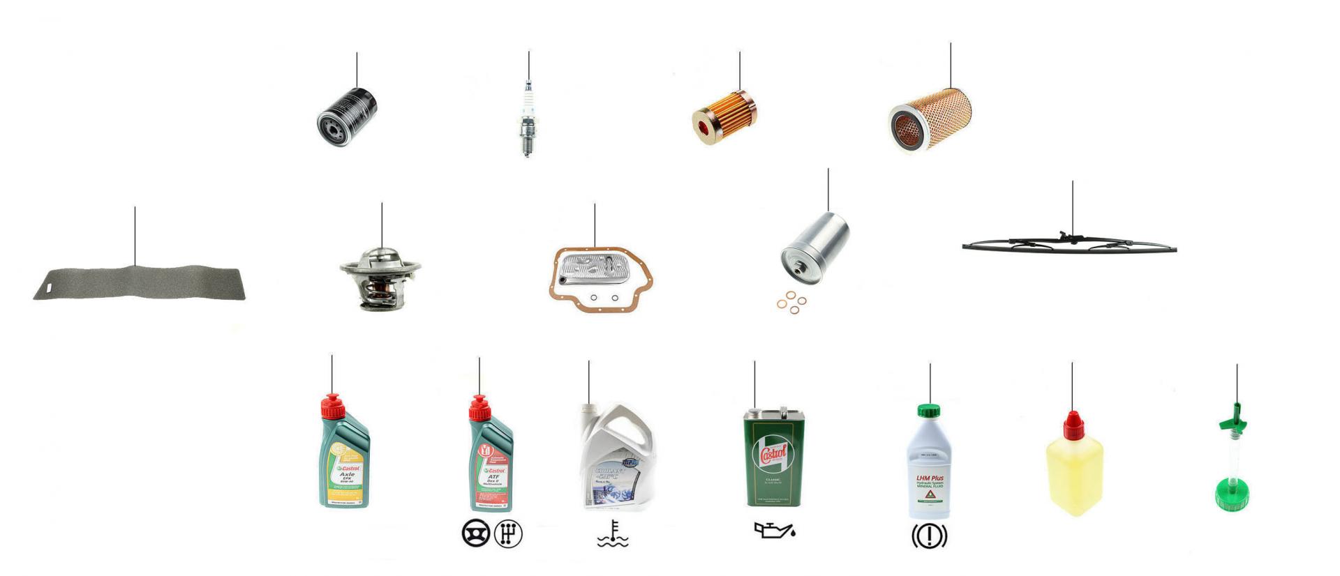 Maintenance & service parts 61450 - USA cars