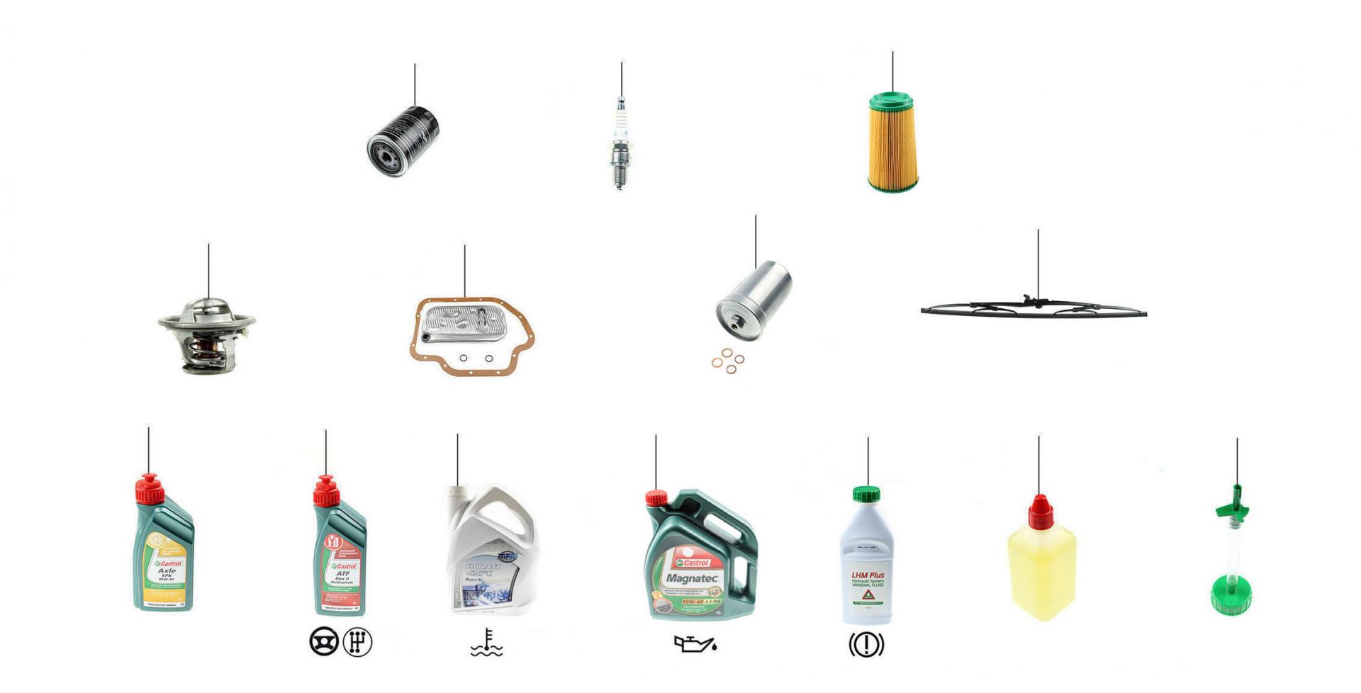 Maintenance & service parts 61459 - USA cars