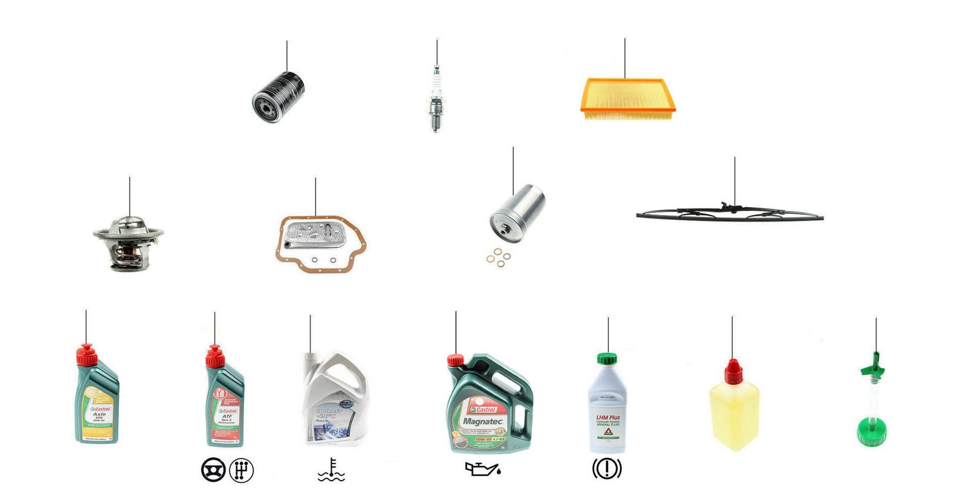 Maintenance & service parts 61461 - 1987 till 1993