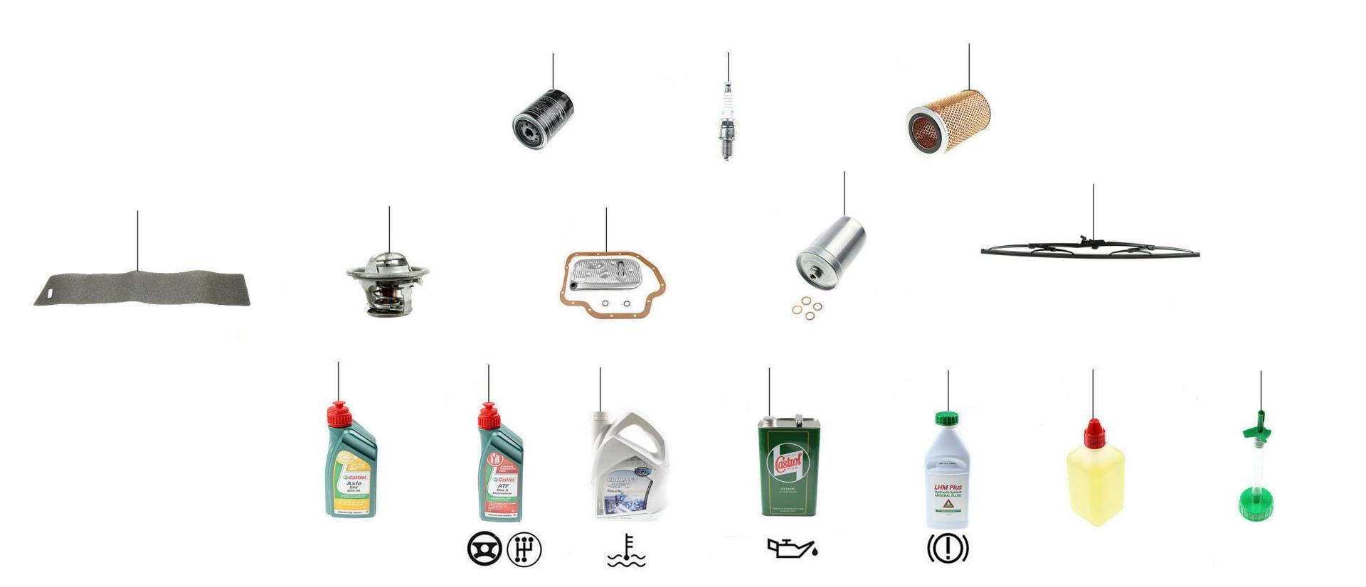 Maintenance & service parts 61464 - USA cars